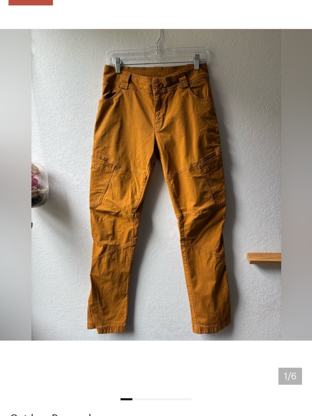 Women’s Outdoor Research Rust Orange Slim Cargo Pants